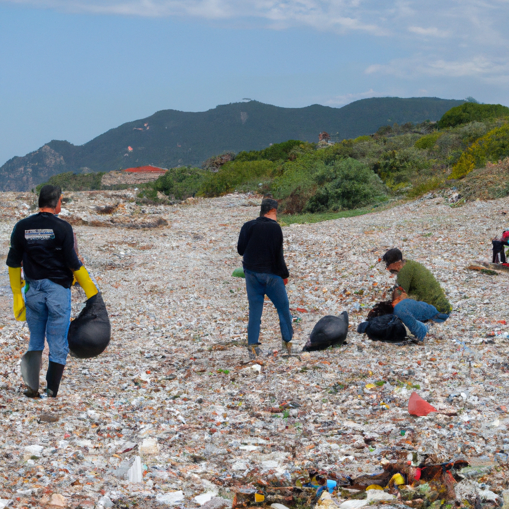 Pulizia spiaggia